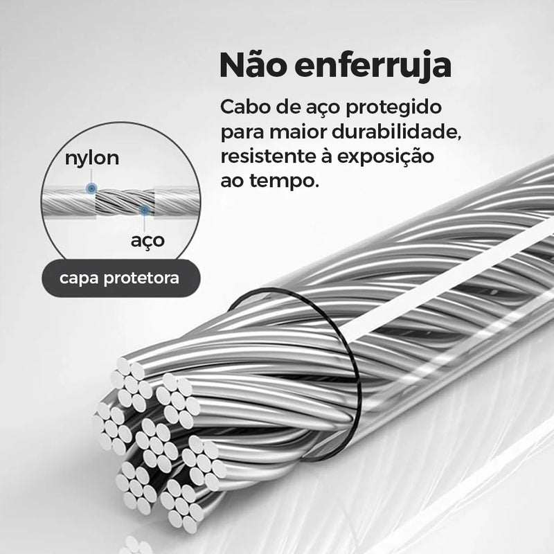 Box Varal Retrátil - Duplo - Sou de Casa