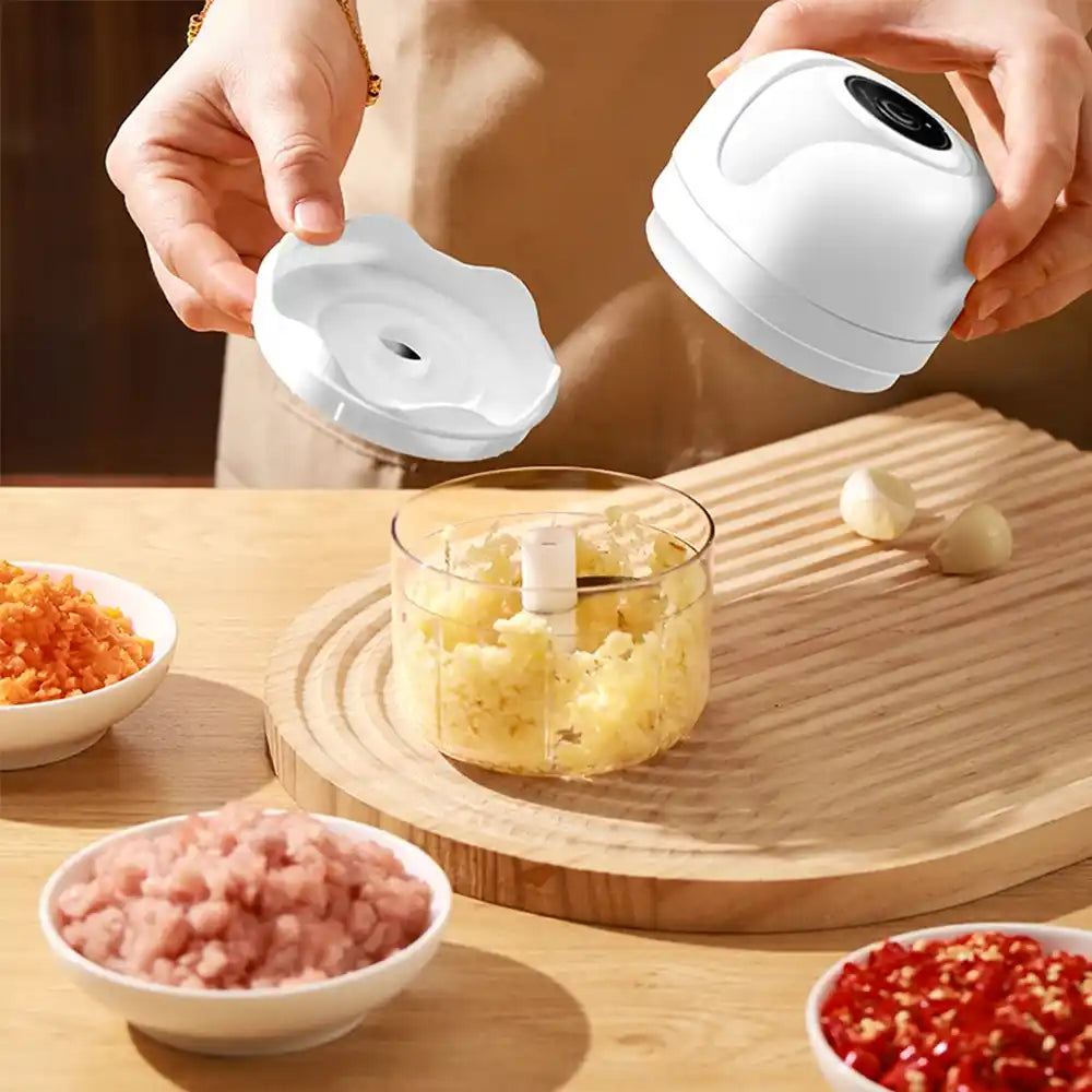 Mini Triturador de Alho Elétrico - COMPRE 1 LEVE 2
