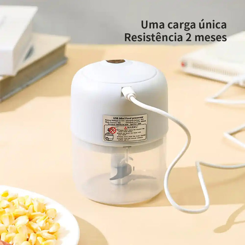 Mini Triturador de Alho Elétrico - COMPRE 1 LEVE 2