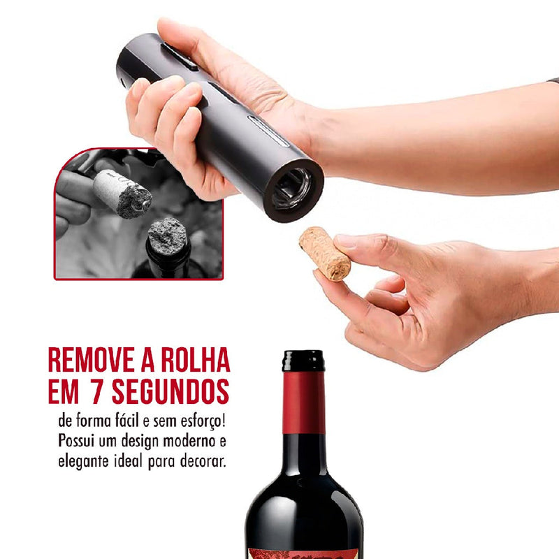 Abridor de Vinhos Sou de Casa Automático - 4 peças