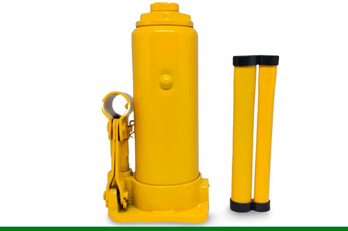Macaco Hidraulico Tipo Garrafa 5 Tonelada Titanium Platina 07425 Amarelo