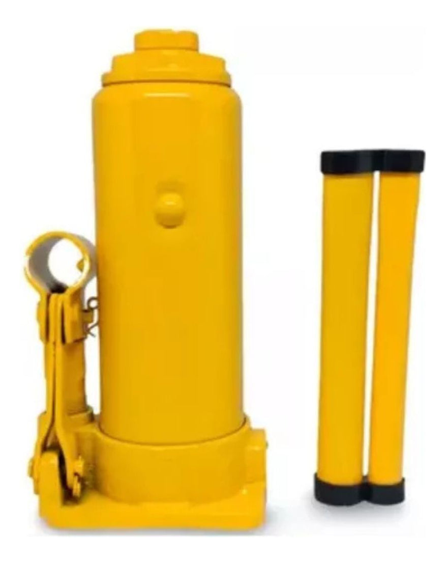 Macaco Hidraulico Tipo Garrafa 5 Tonelada Titanium Platina 07425 Amarelo