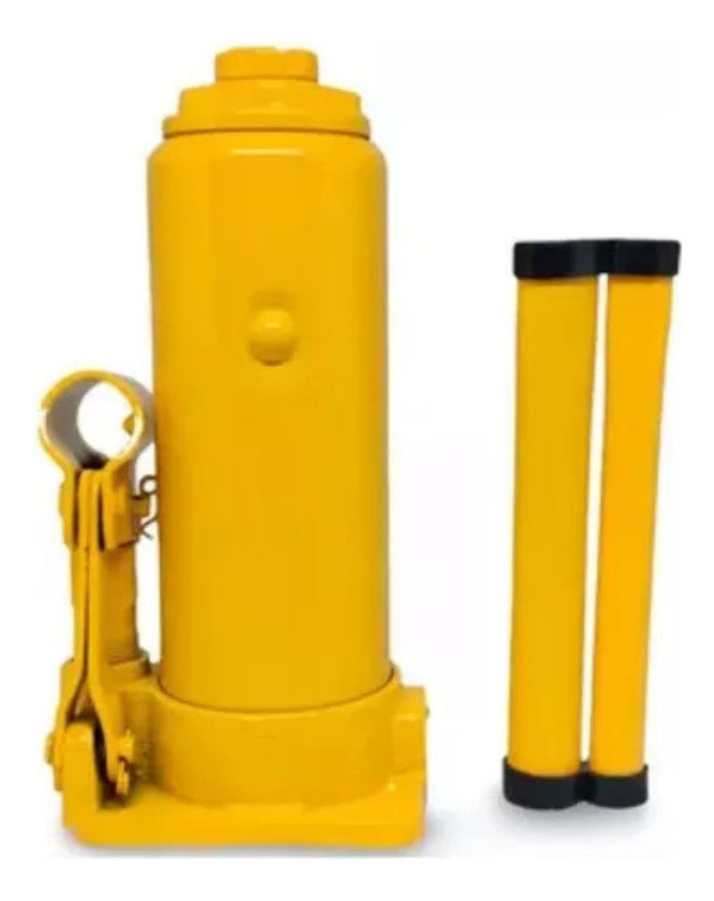 Macaco Hidraulico Tipo Garrafa 5 Tonelada Titanium Platina 07425 Amarelo