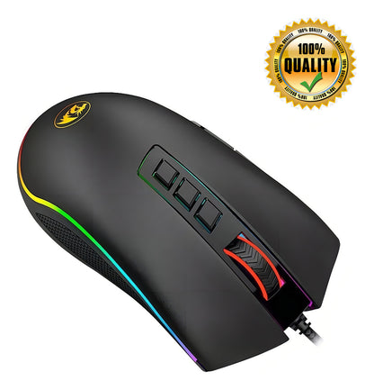 Mouse para jogo Redragon Cobra Chroma M711 preto-NOVO