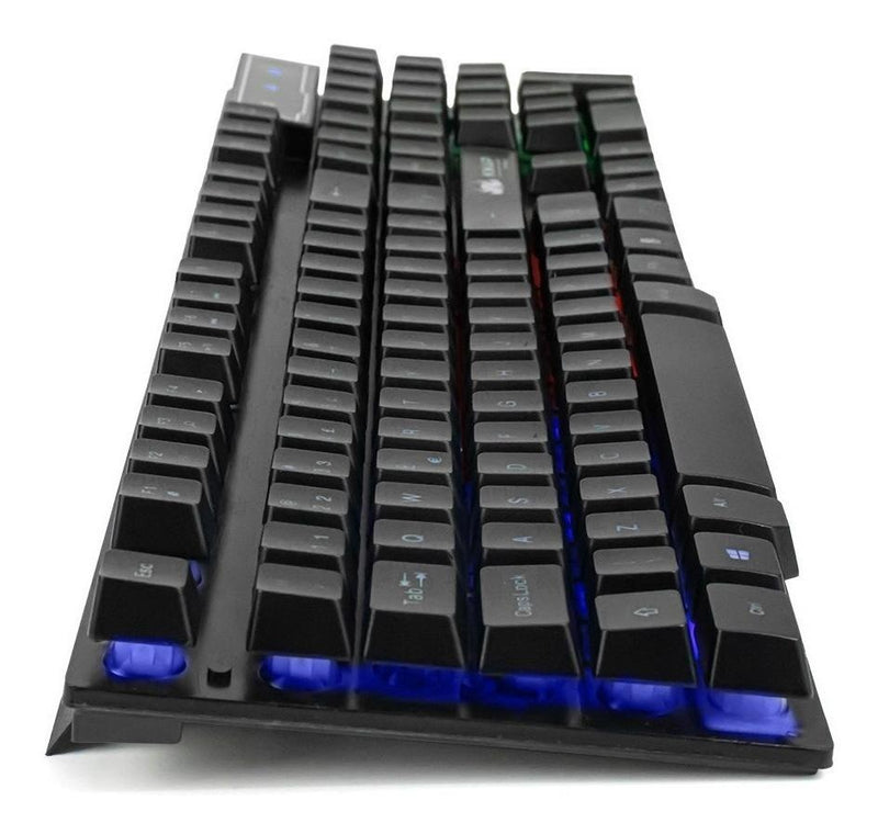Teclado gamer Knup KP-2043/A QWERTY português Brasil cor Preto