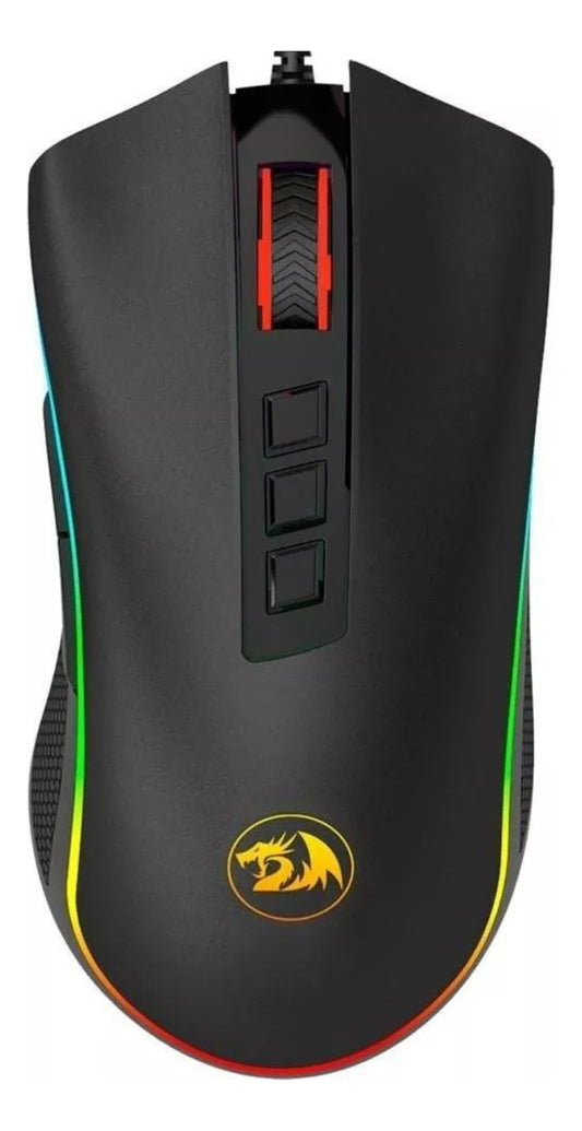 Mouse para jogo Redragon Cobra Chroma M711 preto-NOVO