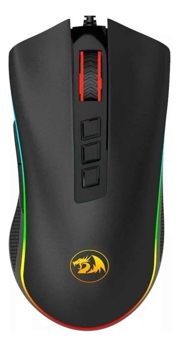 Mouse para jogo Redragon Cobra Chroma M711 preto-NOVO