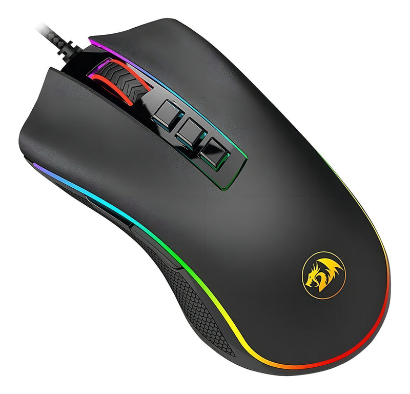 Mouse para jogo Redragon Cobra Chroma M711 preto-NOVO