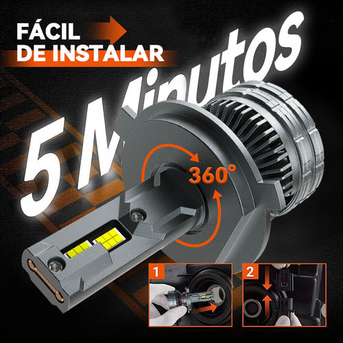 Carro Led Farol Lâmpadas 200w 40000lm H4 H1 H7 H11 Hb3 Hb4