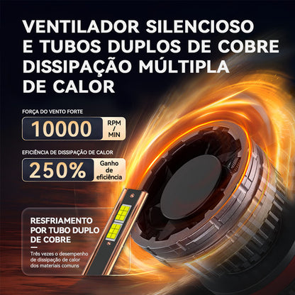 Carro Led Farol Lâmpadas 200w 40000lm H4 H1 H7 H11 Hb3 Hb4