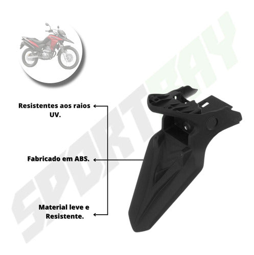 Paralama Traseiro Xre 300 2010/12 Preto