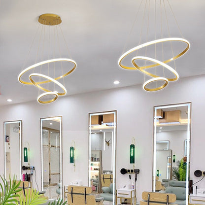 Luminaria Led Pendente 60w Design Moderno Bivolt 3 Em 1