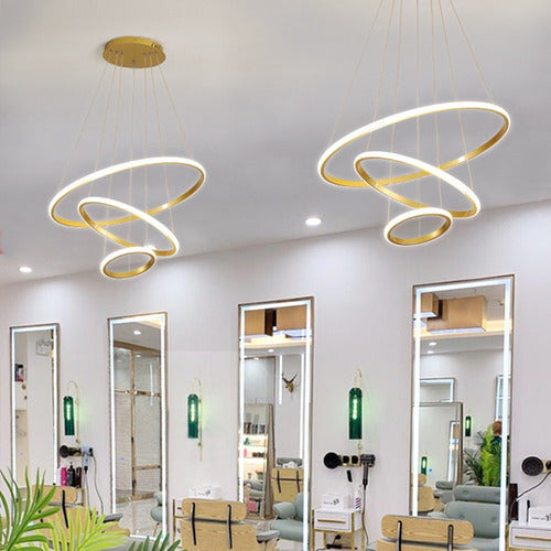 Luminaria Led Pendente 60w Design Moderno Bivolt 3 Em 1
