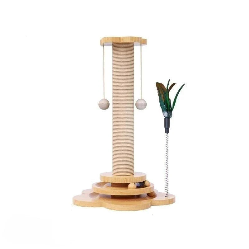 Brinquedo de Madeira para Gatos de Estimação