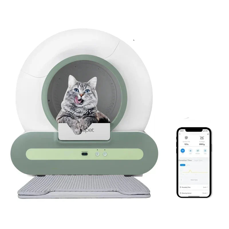 Caixa de Areia para Gatos Automática Inteligente