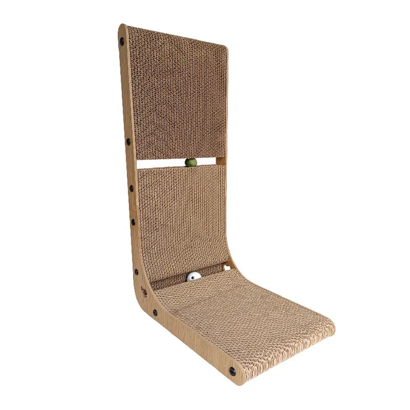 Placa de Arranhar para Gatos em Forma de L
