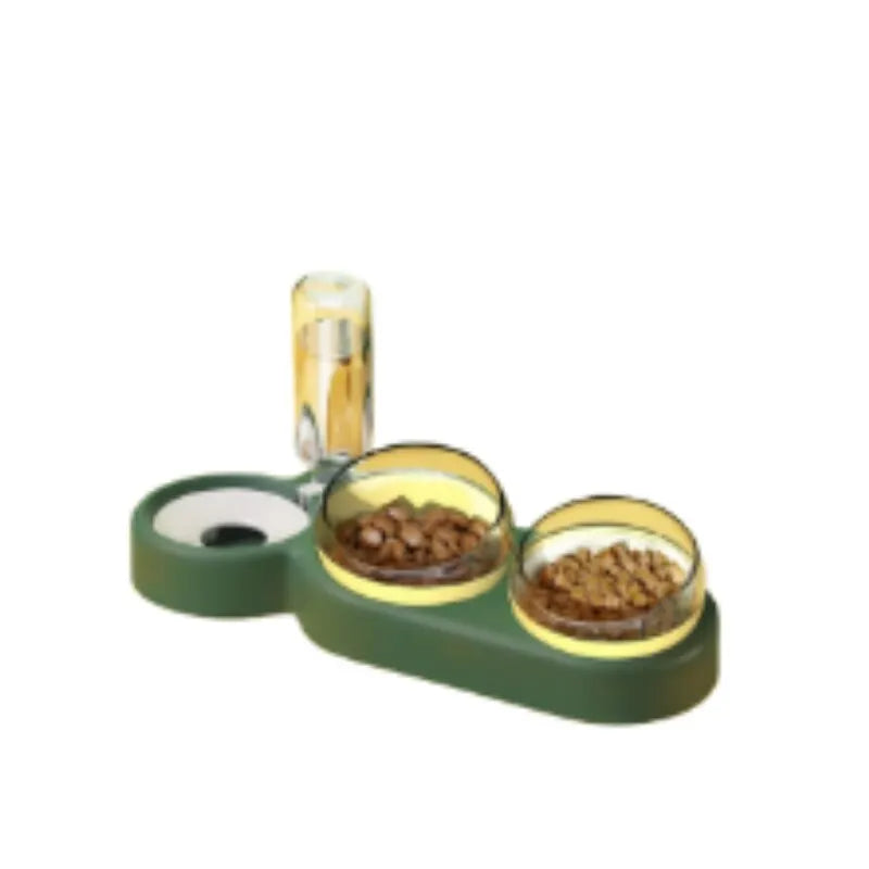 Dispensador automático de comida e água multifuncional para animais estimação