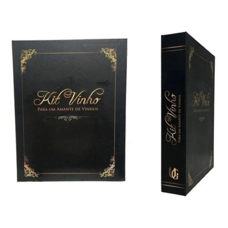 Kit Livro da Sabedoria para Vinhos - Linha Premium