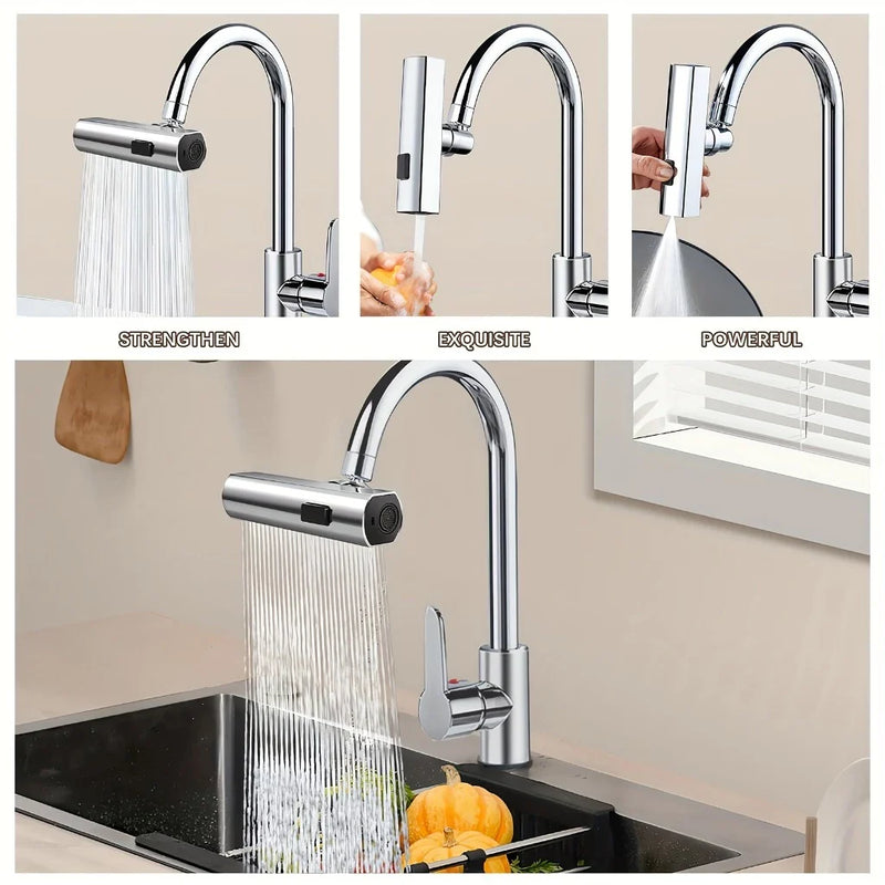 Adaptador de torneira flexível para Cozinha Com 3 Modos de Uso
