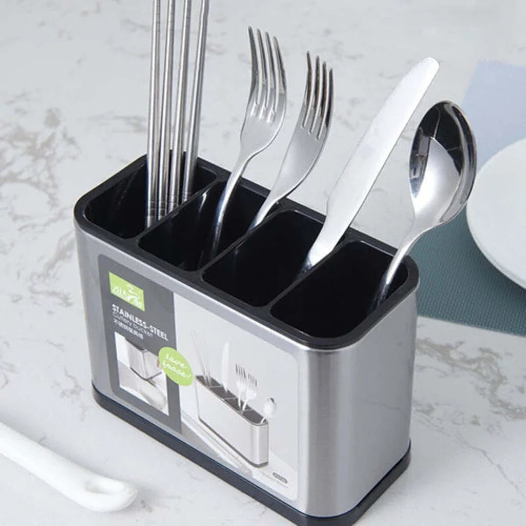 Porta Talheres em Aço e Inox para Cozinha