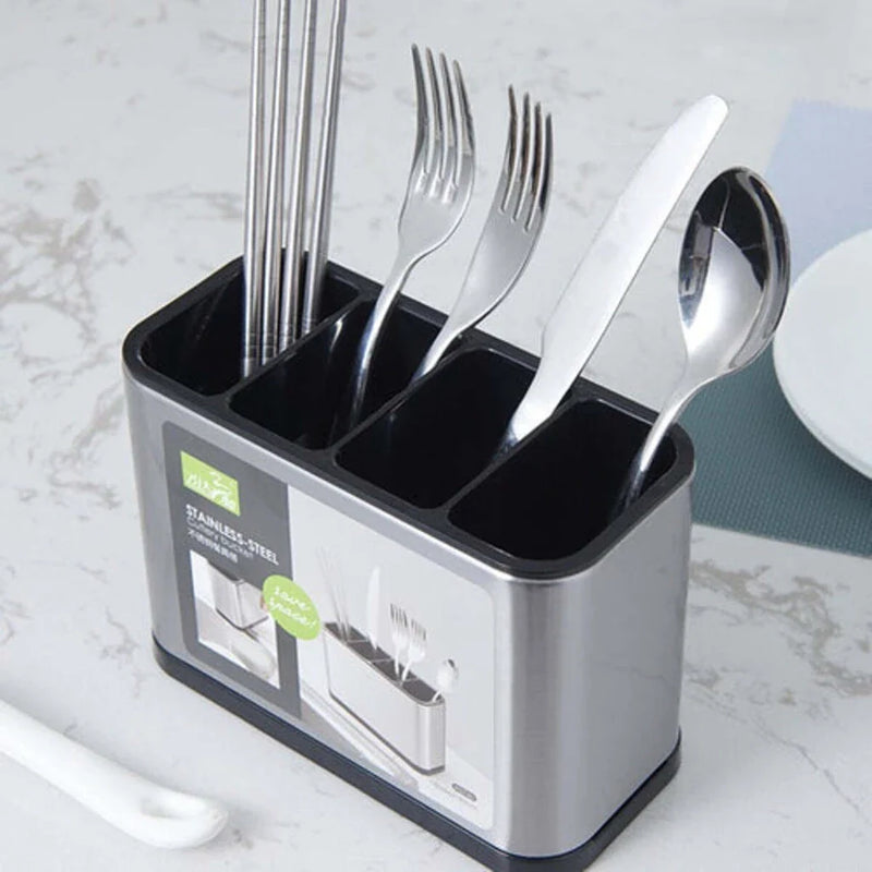 Porta Talheres em Aço e Inox para Cozinha
