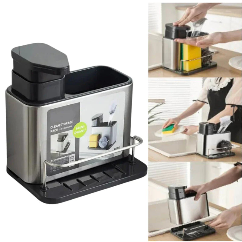 Organizador em Aço e Inox para Pia de Cozinha