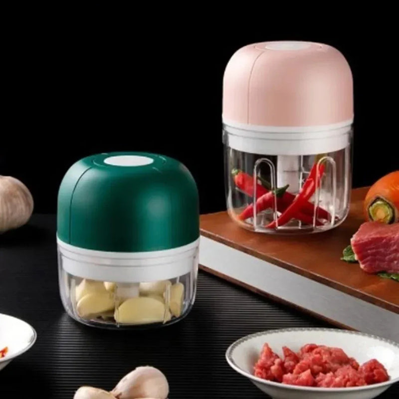 Mini Triturador de Alho Elétrico - COMPRE 1 LEVE 2